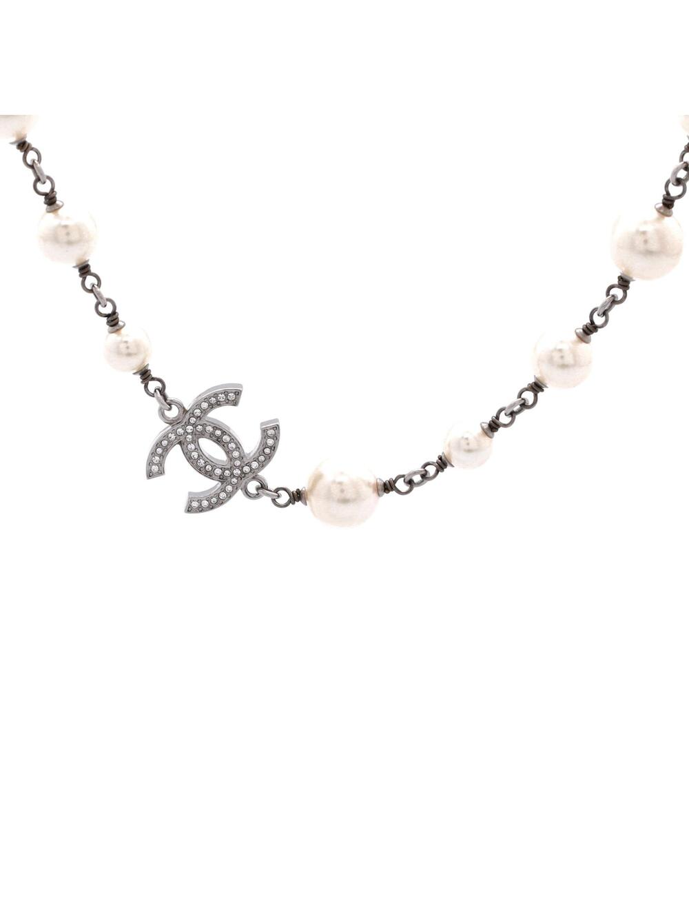 Chanel Cc Station Long Necklace Metal #371439C17B